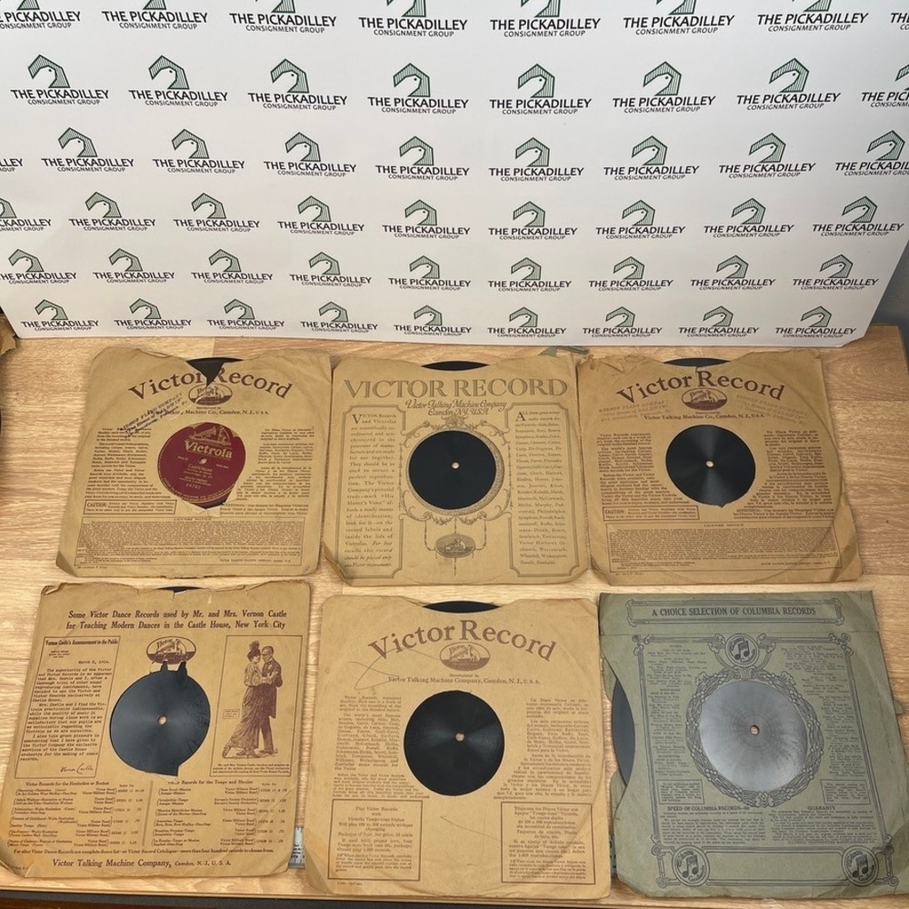 Vintage Victrola Victor 78 RPM Records Lot of 6 John McCormack Heifetz Kreisler